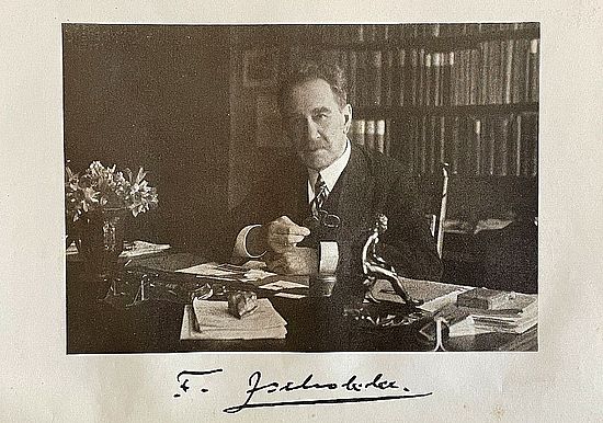 Friedrich Zschokke, der Initiator des Ski- und Berghauses auf der Gerschnialp.
